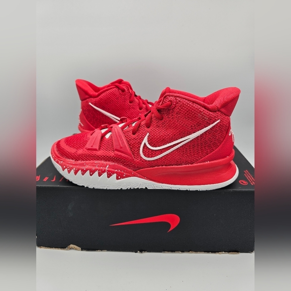 Nike Kyrie 7 TB University Red Men's Size 4.5 Box Without Lid